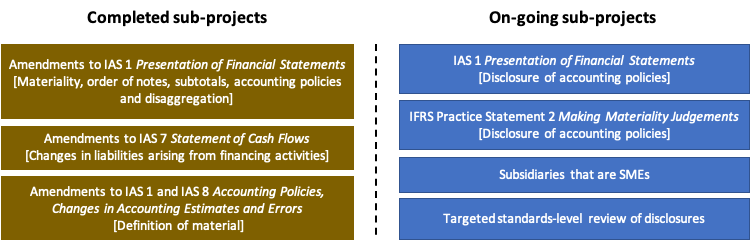 The IASB Disclosure Initiative project